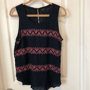 Lucky Brand Blue Sleeveless Blouse